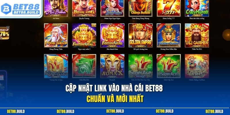 Cập nhật link vào nhà cái Bet88 chuẩn và mới nhất
