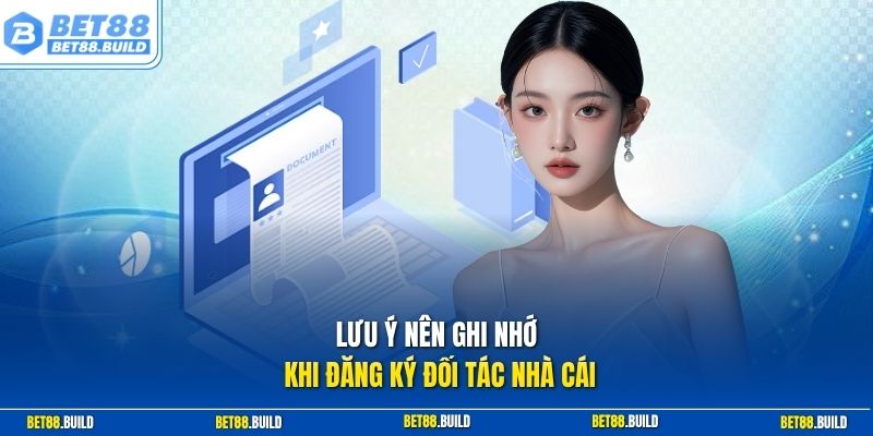 Lưu ý nên ghi nhớ khi đăng ký đối tác nhà cái